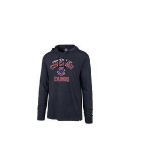 Chicago Cubs Men's Hoodie Navy Extra Large 2XL Retro Logo MLB New Wrigley Hood